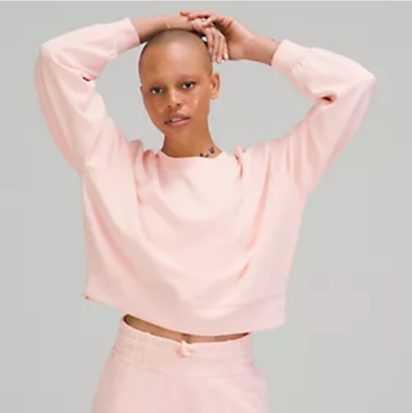 Lululemon Perfectly Oversized Cropped Crew - Picture 1 of 5